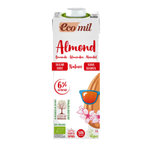 Ecomil Sugar Free Nature Organic Almond Milk, 1L