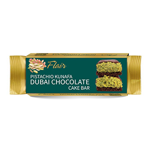 Flair Pistachio Kunafa Dubai Chocolate Cake Bar, 55g