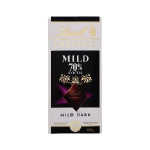 Lindt Excellence 70% Cacoa Mild Dark Chocolate, 100g