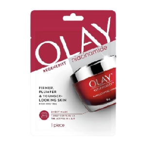 Olay Regenerist Niacinamide Sheet Mask, 1pc,0.00