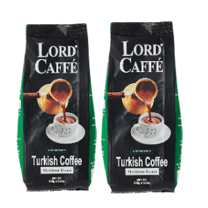 Lord Caffe Turkish Coffee with Cardamom, 2x250g