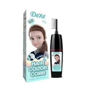 Dexe Hair Color Shampoo With Comb Golden Brown, 200ml,0.00