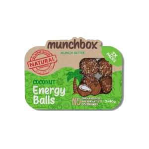 Munchbox Coconut Energy Balls, 2 x 40g