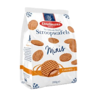 Daelmans Mini Caramel Stroopwafels, 200g