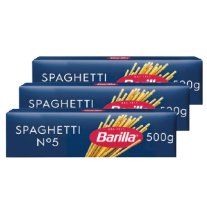 Barilla Spaghetti No.5, 3 X 500g