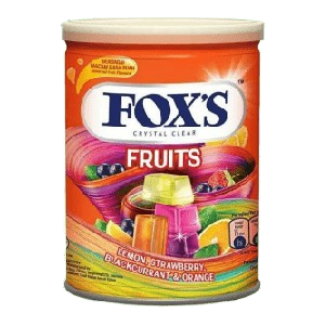 Foxs Crystal Clear Fruits Candy, 180g,0.00