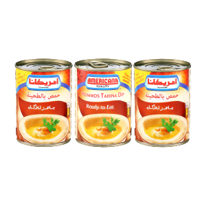 Americana Hommos Tahina Dip, 3 × 400gm