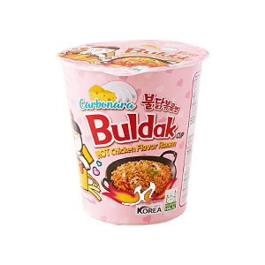 Samyang Buldak Carbonara Hot Chicken Ramen Cup Noodle, 80g