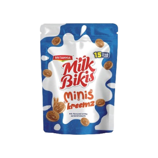 Britannia Milk Bikis Minis Kreemz Bag, 200gm
