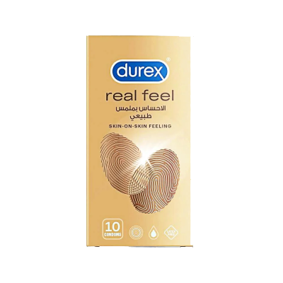Durex Real Feel Condoms, Pack of 10