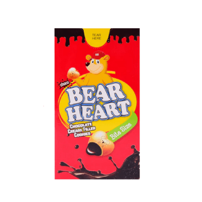 American Kuisine Bear Heart Chocolate Filled Cookies, 16g