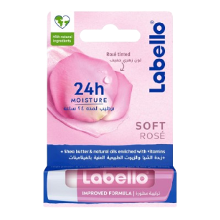 Labello Soft Rose Lip Balm, 4.8g