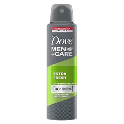 Dove Men+Care Extra Fresh Dry Spray Antiperspirant Deodorant, 150ml