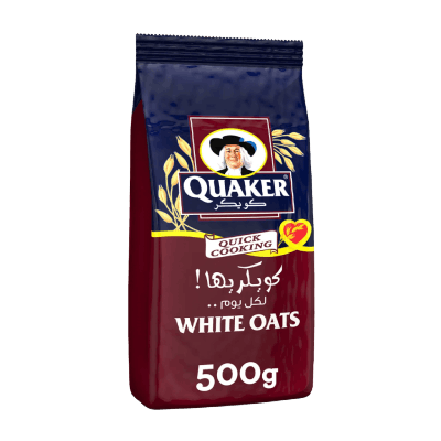 Quaker Quick Cooking White Oats, 500g