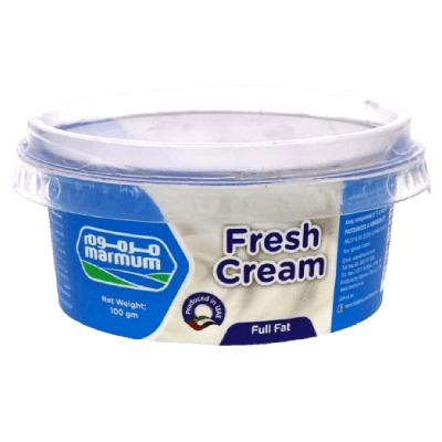 Marmum Fresh Cream Full Fat, 100g