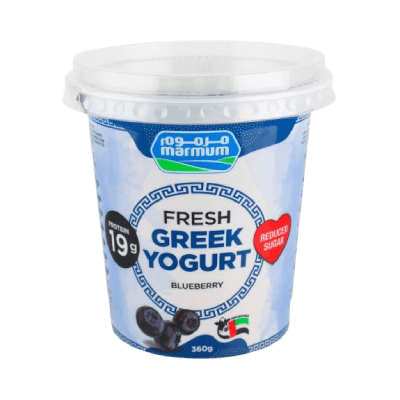 Marmum Blueberry Fresh Greek Yogurt, 360g 
