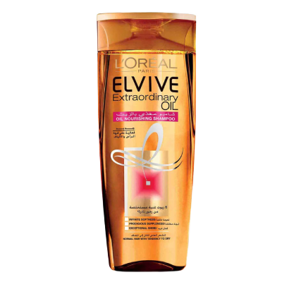 LOreal Paris Elvive Extraordinary Oil Nourishing Shampoo For Normal to Dry Hair, 400ml