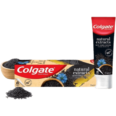 Colgate Natural Extracts Habba Sauda Toothpaste For Enamel Protection, 75ml