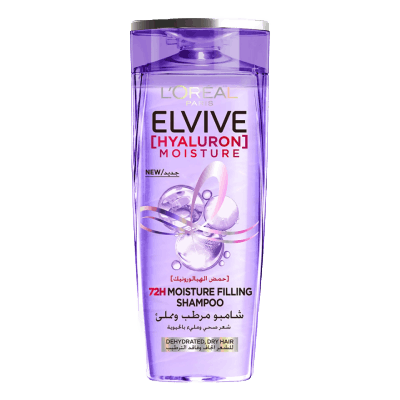 LOreal Paris 72H Hyaluron Moisture Shampoo, 400ml