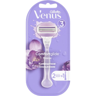 Gillette Venus Comfortglide Breeze Razor, 3pcs