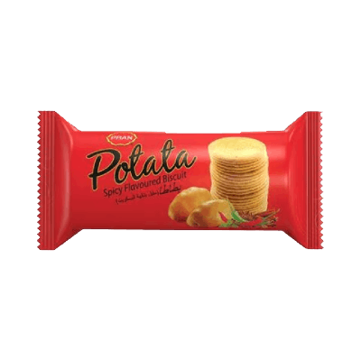 Pran Potata Spicy Biscuits, 50g