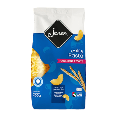Jenan Macaroni Rigate Pasta, 400g