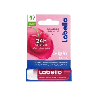 Labello Cherry Shine Lip Care Balm, 4.8g