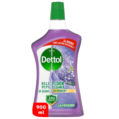 Dettol Antibacterial Power Floor Cleaner Lavender, 900ml