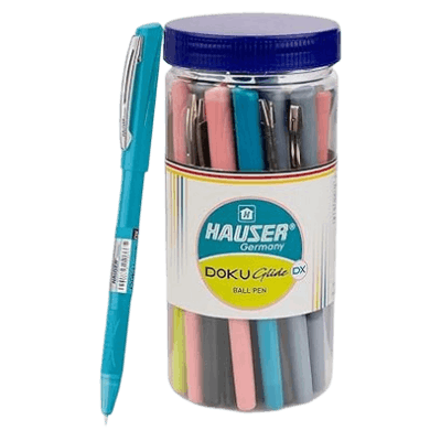 Hauser Docu Glide Ball Pen Blue, 25 x 0.7mm 