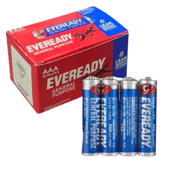 Eveready General Purpose AAA 1.5V Battery Blue, 4 Pieces