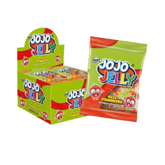 Eviza Jojo Fizzy Strawberry Jelly, 80g