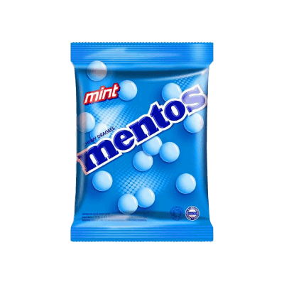 Mentos Mint Chewy Dragees Candy, 135g