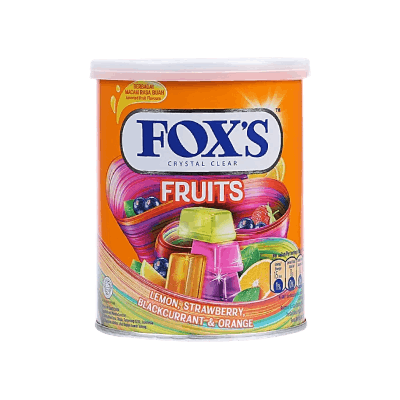 Foxs Crystal Clear Fruits Candy, 180g