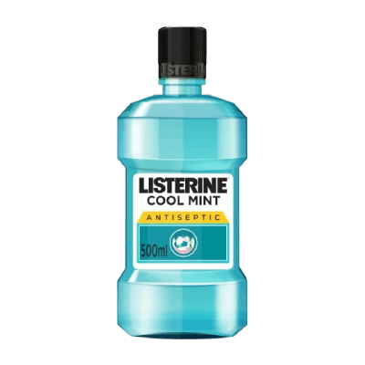 Listerine Cool Mint Mouthwash, 500ml