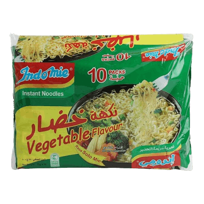Indomie Vegetable Flavour Instant Noodles, 10 x 75g