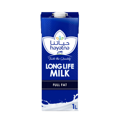 Hayatna UHT Full Fat Milk, 1L