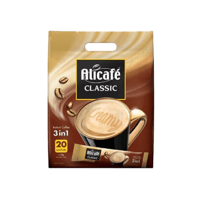 Alicafe Classic 3 In 1 Instant Coffee, 20 x 20g
