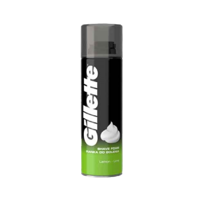 Gillette Mens Lemon Shave Foam, 200ml