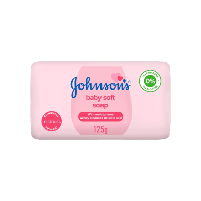 Johnsons Baby Soft Pink Soap, 125g