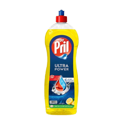 Pril Ultra Power Lemon Dishwashing Liquid, 1.25L