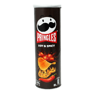 Pringles Hot & Spicy Potato Chips, 165g