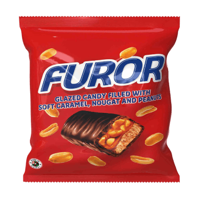 Furor Glazed Candy with Soft Caramel Nougat & Peanuts, 500g