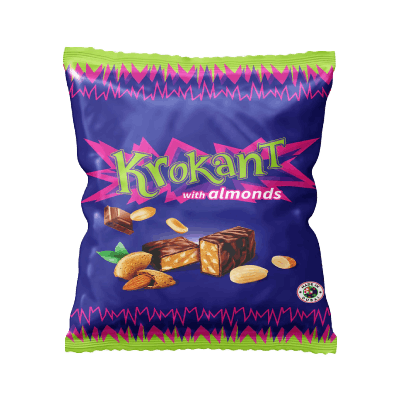 Krokant Almond Chocolate Candy Bar, 500g
