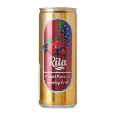 Rita Mixed Berry Sparkling Drink Can, 240ml