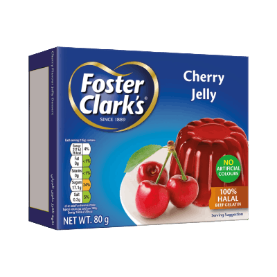 Foster Clarks Cherry Jelly Dessert, 80g
