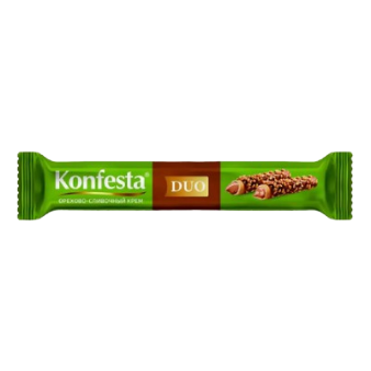 Konfesta DUO Candies with Nut and Cream Filling, 38g