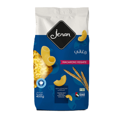 Jenan Macaroni Rigate Pasta, 400g
