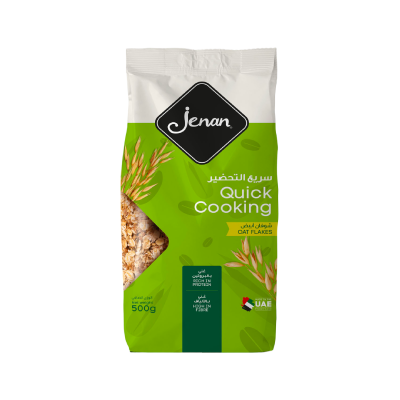 Jenan Quick Cooking Oat Flakes, 500g