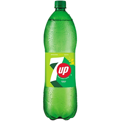 7UP Extra Fizz Zero Sugar Drink, 1.5L