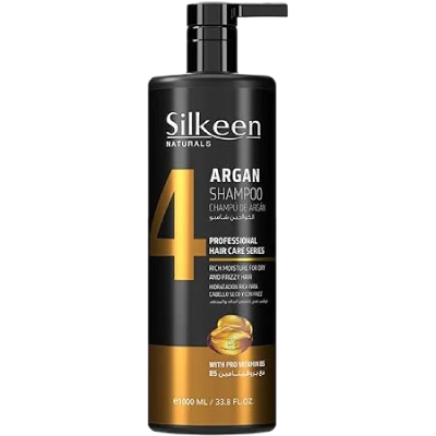 Silkeen Naturals Argan Shampoo with Pro Vitamin B5, 1000ml